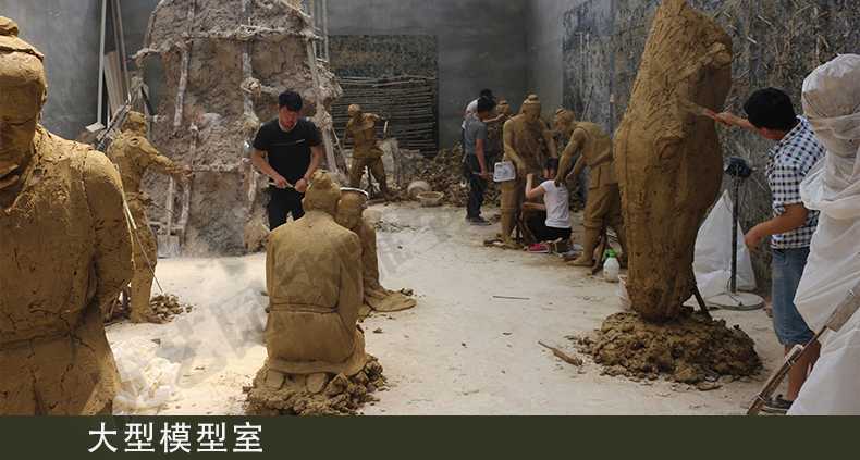 銅雕塑模型室，銅雕塑模型